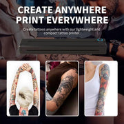 A41 203DPI Portable Tattoo Printer Office Study Bluetooth HD Thermal Printer(Black)