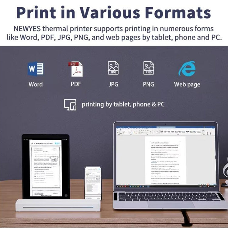 A41 203DPI Portable Tattoo Printer Office Study Bluetooth HD Thermal Printer(Black)