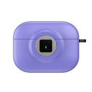 For AirPods Pro 2 Camera Series PC + TPU Headset Shockproof Carbon Fibre Case(Purple)