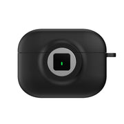 For AirPods 3 Camera Series PC + TPU Headset Shockproof Carbon Fibre Case(Black)