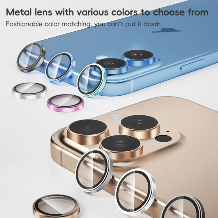 For iPhone 16 / 16 Plus ZGA AR Eagle Eye Phone Lens Film(Green)