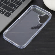 For iPhone 16 Plus GEBEI Acrylic Transparent Phone Case
