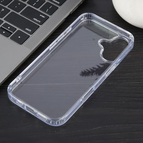 For iPhone 16 Plus GEBEI Acrylic Transparent Phone Case