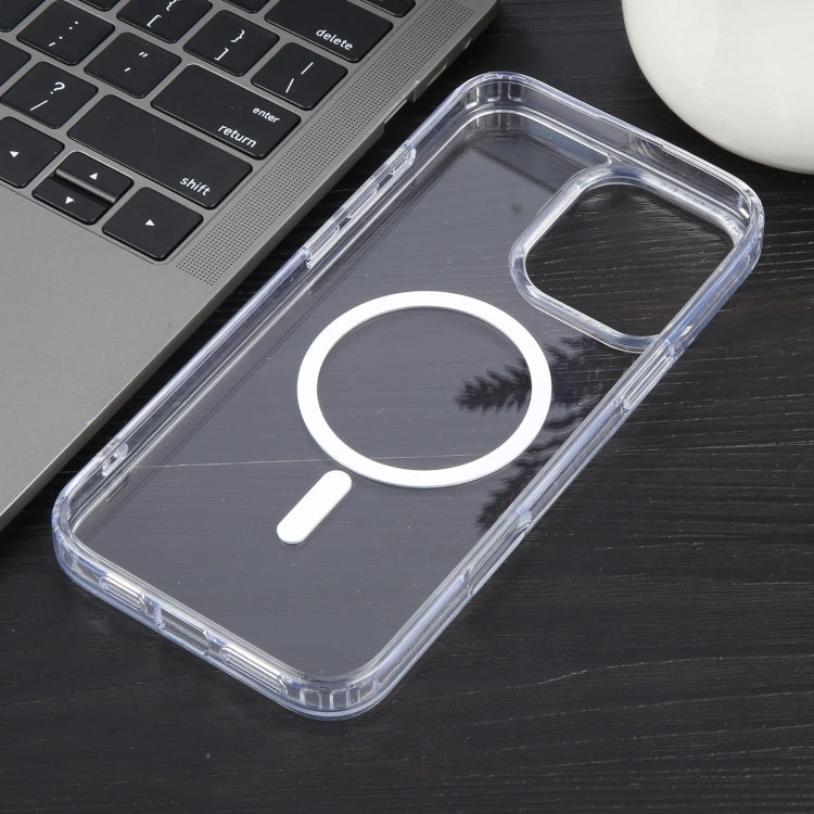 For iPhone 16 Pro GEBEI MagSafe Magnetic Transparent Phone Case(Transparent)