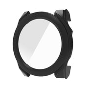 For Garmin Fenix 8 AMOLED 51mm Tempered Glass Film Integrated PC Watch Protective Case(Black)