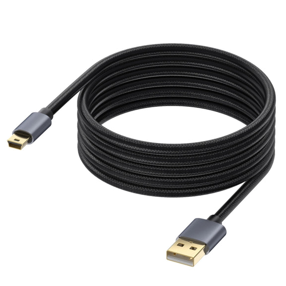For Garmin GPS Receiver High Speed USB2.0 Version Mini 5 Pin Cable, Length:10m