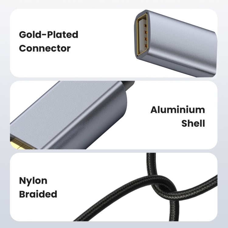 USB2.0 A Male to A Female Extension Data Charging Cable, Length:5m