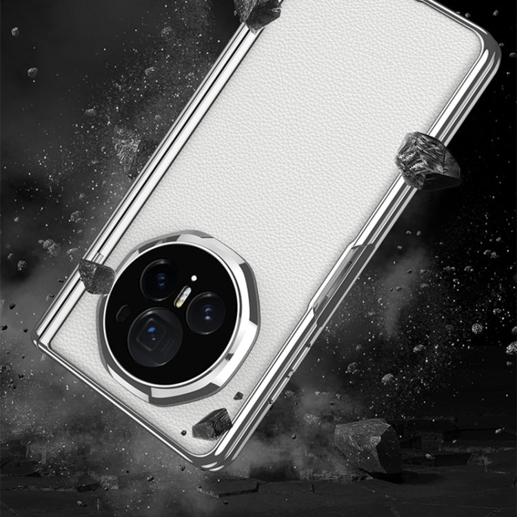 For Honor Magic V3 GKK Integrated Magnetic Fold Hinge Leather Shockproof Phone Case(Black)