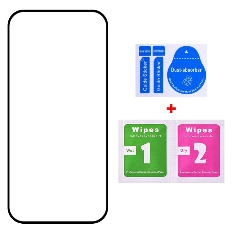 For iPhone 16 Full Glue Screen Tempered Glass Film