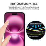 For iPhone 16 Plus Full Glue Screen Tempered Glass Film