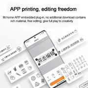 Original Xiaomi Mijia Portable Label Printer Set(White)