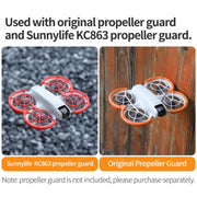 For DJI Neo Sunnylife Propeller Protective Guard Anti-collision Ring Cover(Red)
