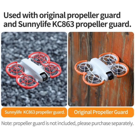 For DJI Neo Sunnylife Propeller Protective Guard Anti-collision Ring Cover(Black)