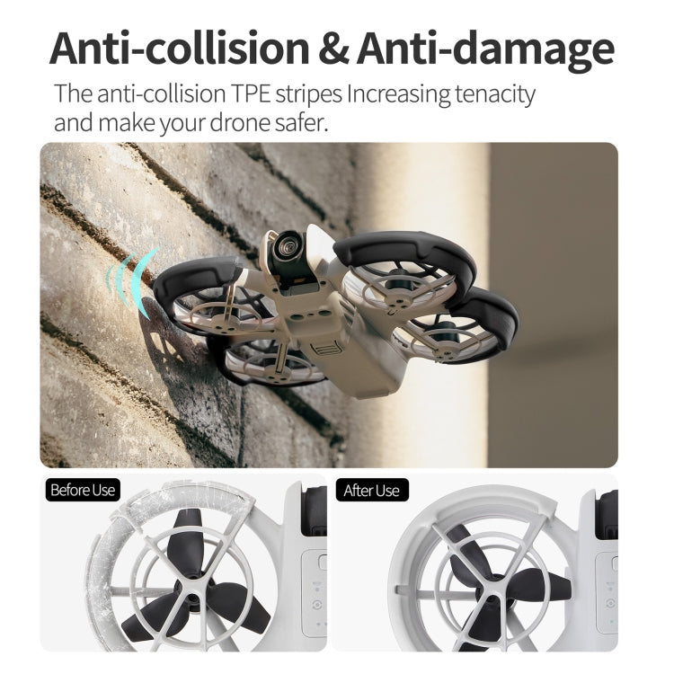 For DJI Neo Sunnylife Propeller Protective Guard Anti-collision Ring Cover(Grey)
