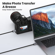 10Gbps USB-C / Type-C 3.1 to Micro B Mobile Hard Disk Adapter Cable, Length:3m