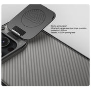 For iPhone 16 Pro NILLKIN CamShield Prop Translucent PC Phone Case(Black)