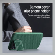 For iPhone 16 Pro Max NILLKIN CamShield Prop MagSafe Magnetic PC Phone Case(Black)
