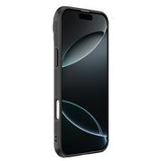 For iPhone 16 Pro Max NILLKIN Black Mirror Prop CD Texture Mirror Phone Case(Black)