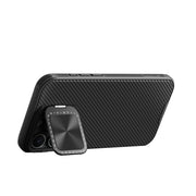 For iPhone 16 Pro Max NILLKIN Black Mirror Prop CD Texture Mirror Phone Case(Black)