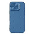 For iPhone 16 Pro NILLKIN Black Mirror Prop CD Texture Mirror Phone Case(Blue) - iPhone 16 Pro Cases by NILLKIN | Online Shopping South Africa | PMC TechLife | Buy Now Pay Later Mobicred