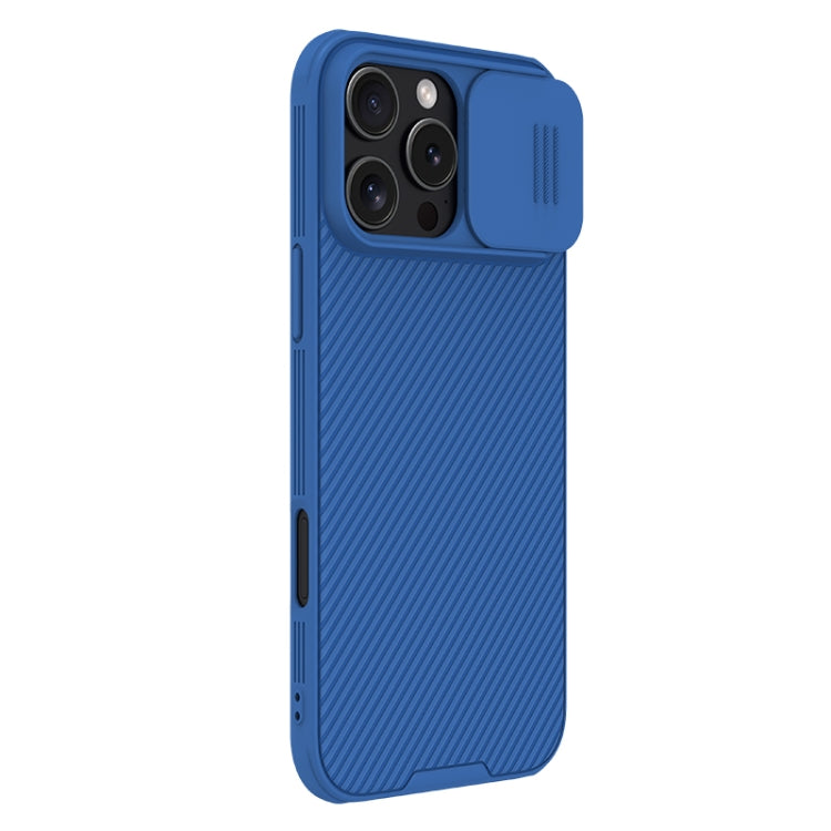 For iPhone 16 Pro Max NILLKIN CamShield Pro PC Phone Case(Blue)