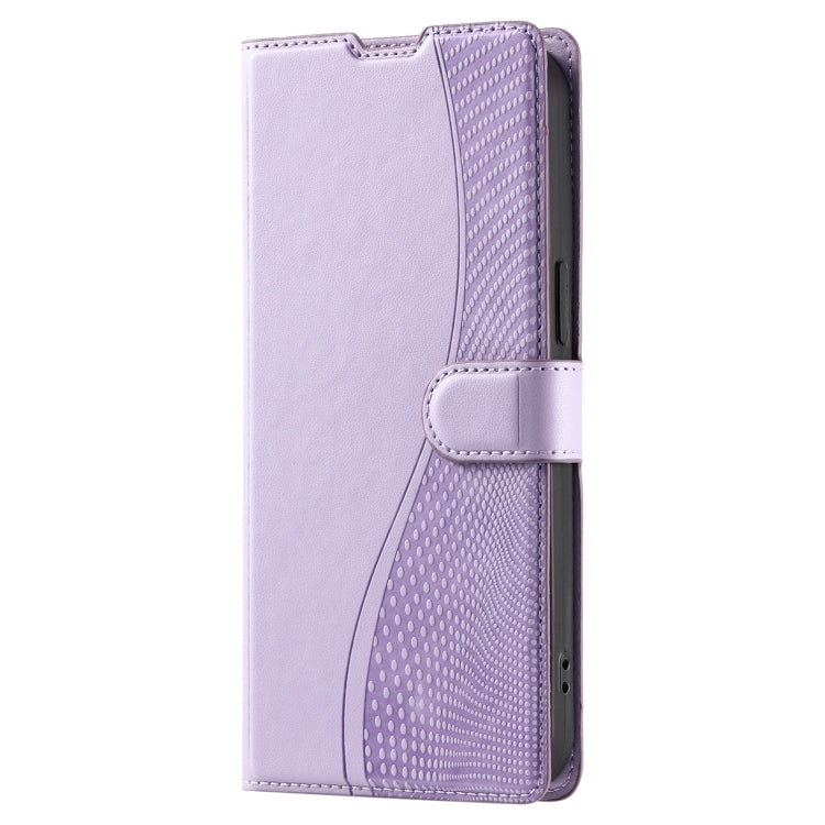For Redmi K70 Voltage Ultra-thin Dot Leather Phone Case(Purple)