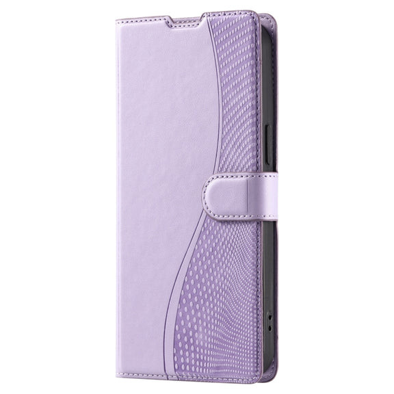 For Redmi K70 Voltage Ultra-thin Dot Leather Phone Case(Purple)