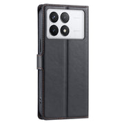 For Redmi K70 Voltage Ultra-thin Dot Leather Phone Case(Black)