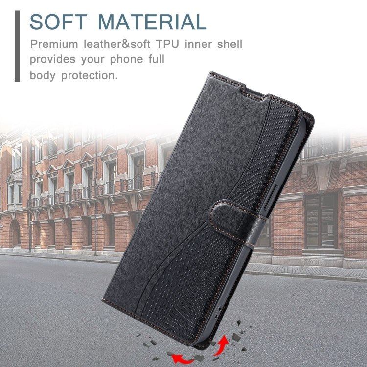 For Redmi K70 Voltage Ultra-thin Dot Leather Phone Case(Black)