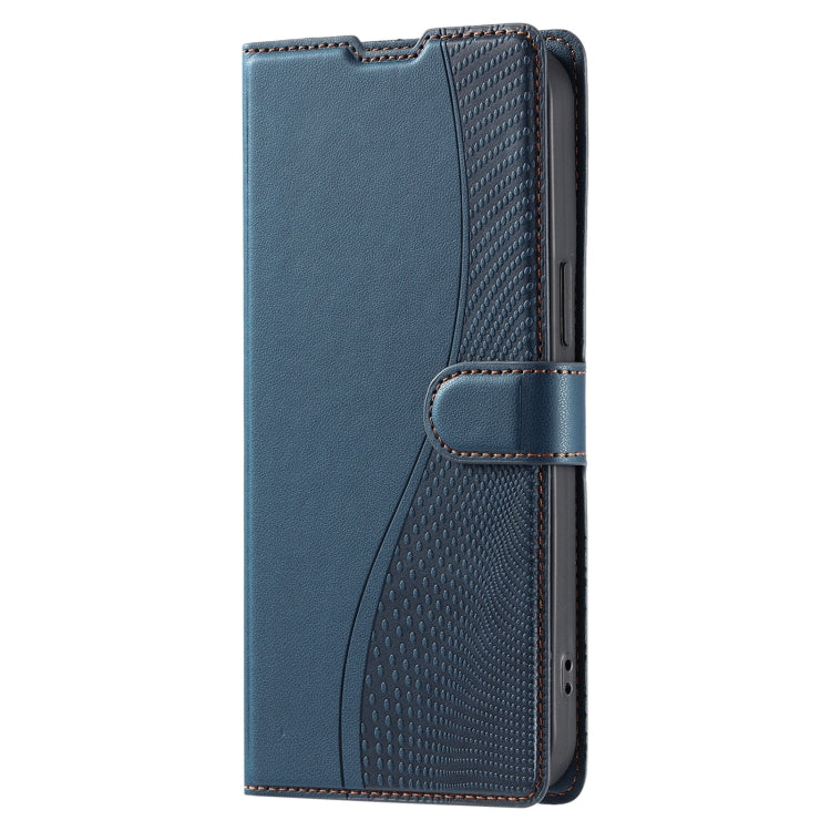 For Redmi K70 Voltage Ultra-thin Dot Leather Phone Case(Blue)