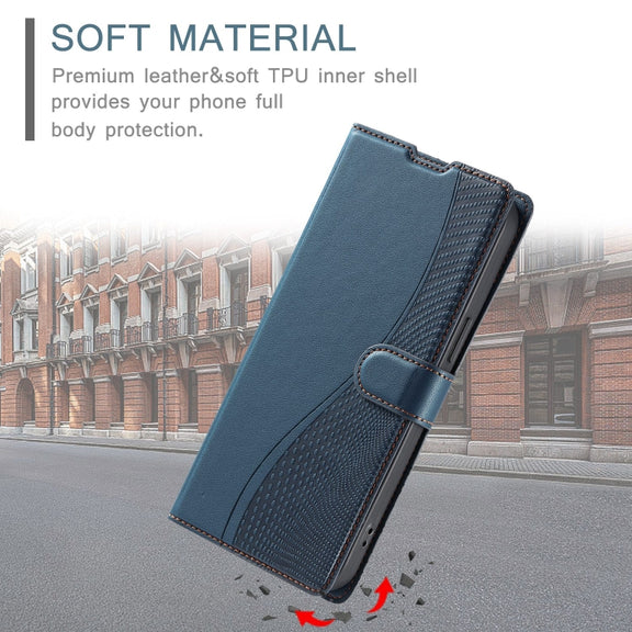 For Redmi K70 Voltage Ultra-thin Dot Leather Phone Case(Blue)