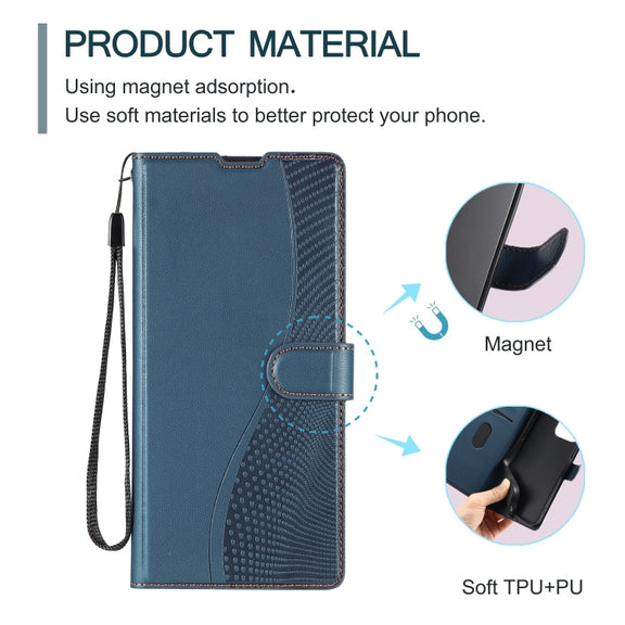 For Redmi K70 Voltage Ultra-thin Dot Leather Phone Case(Blue)