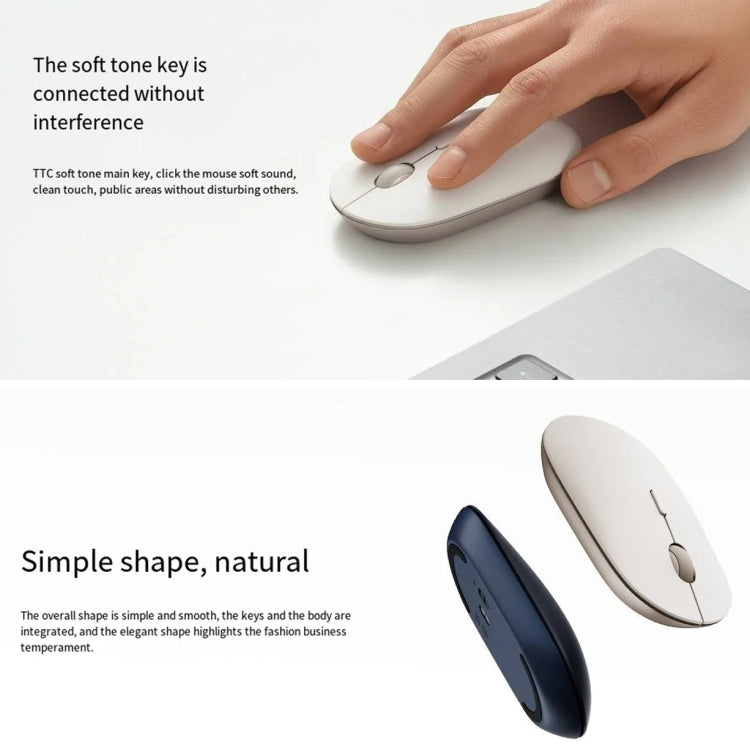 Original Xiaomi XMBXSB01YM Bluetooth Dual Mode Silent Portable Mouse 3(Black)