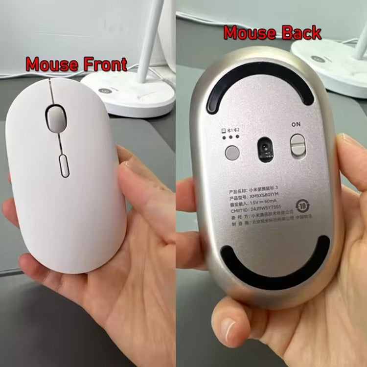 Original Xiaomi XMBXSB01YM Bluetooth Dual Mode Silent Portable Mouse 3(Black)