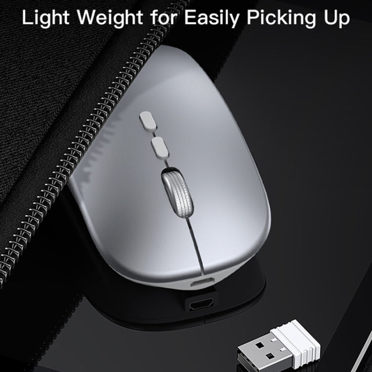 Yesido KB15 Slim 2.4G Rechargeable Wireless Optical Mouse(White)