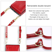 For iPhone 16 Square Zipper Wallet Bag TPU+PU Back Cover Case(Red)
