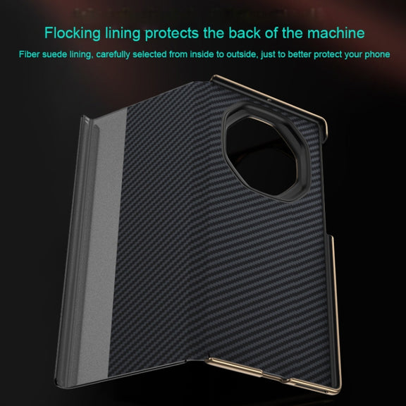 For Huawei Mate XT Ultimate Smart Side View Window Plain Leather Phone Case(Black)