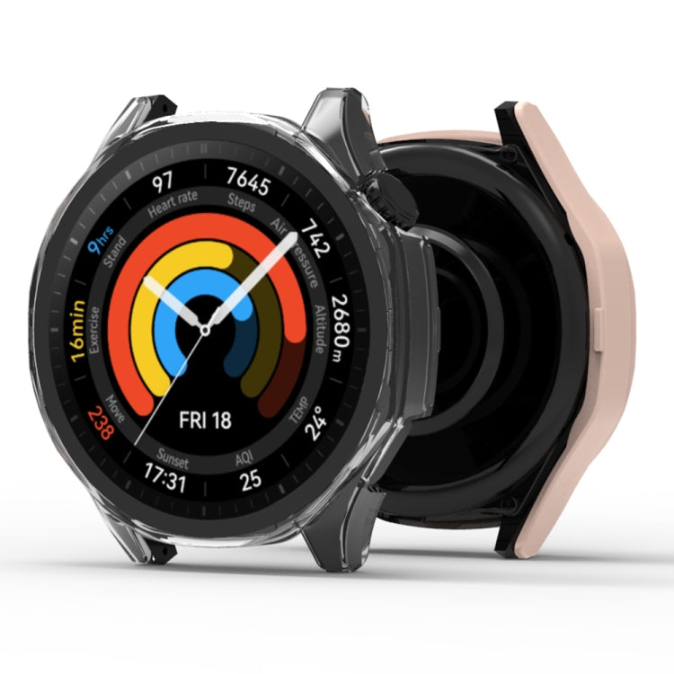 For Huawei Watch GT 5 46mm Tempered Glass Film Integrated PC Watch Protective Case(Green)