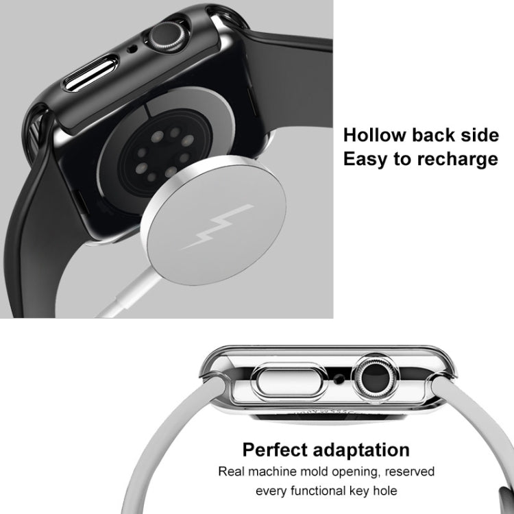 For Apple Watch Series 10 46mm imak Integrated Watch Case with Film(White)