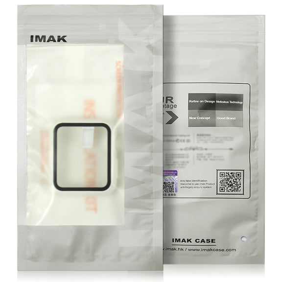 For Apple Watch Series 10 46mm imak Integrated Watch Case with Film(Blue)