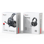 Yesido EK01 Head-mounted RGB Gaming Wired Earphone with Microphone(Black)