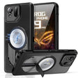 For Asus ROG Phone 9 / 9 Pro Heat Dissipation Aromatherapy Magnetic Holder Phone Case(Black) - ASUS Cases by PMC TechLife | Online Shopping South Africa | PMC TechLife | Buy Now Pay Later Mobicred