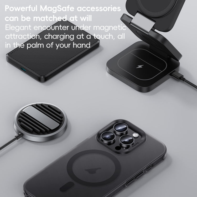 For iPhone 16 Pro Benks Frosted MagSafe Magnetic Shockproof Phone Case(Black)