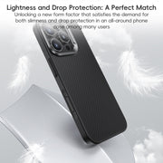 For iPhone 16 Plus Benks MagSafe Kevlar Fiber Ultra-thin Shockproof Phone Case(Black)