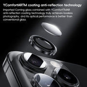 For iPhone 16 Pro Benks King Kong Series Corning Single Metal Lens Protective Film(Silver)