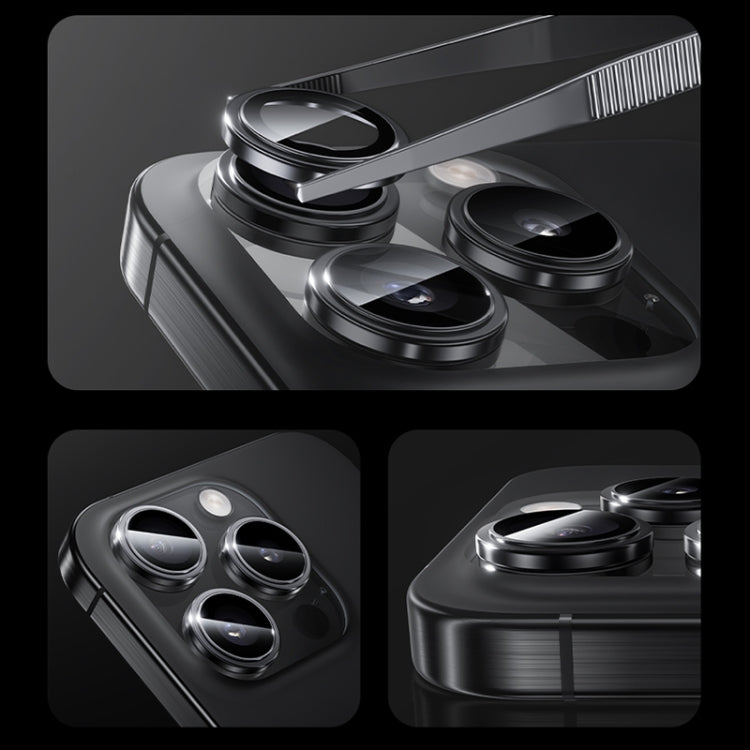 For iPhone 16 Pro Benks King Kong Series Corning Single Metal Lens Protective Film(Silver)