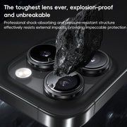 For iPhone 16 Pro Benks King Kong Series Corning Single Metal Lens Protective Film(Silver)