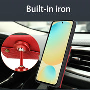 For Samsung Galaxy S25 Ultra 5G Double Buckle Card Slots Magnetic Phone Case(Black)