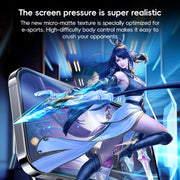 For iPhone 16 Pro Max Benks Ice Sense Gaming Frosted Tempered Glass Film