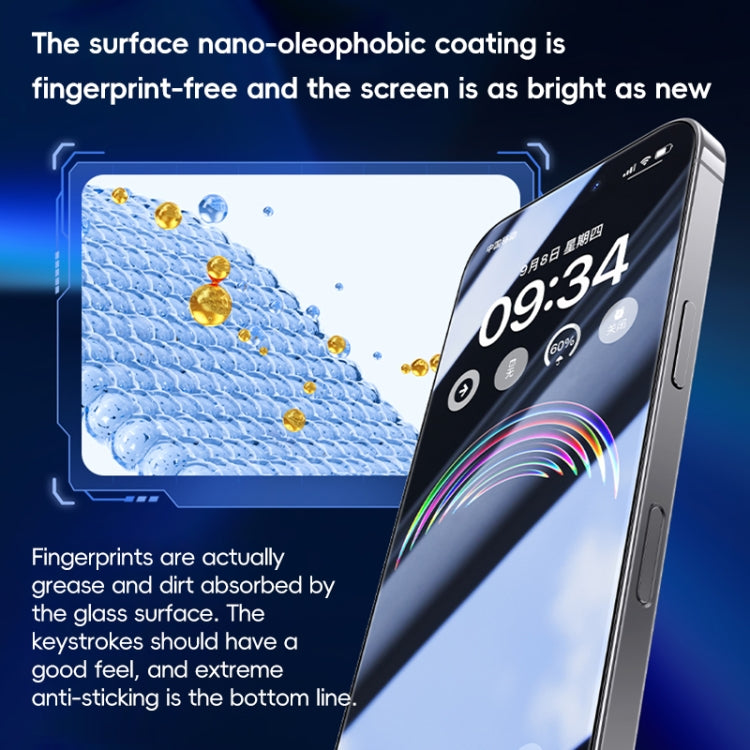 For iPhone 16 Pro Max Benks Ice Sense Gaming Frosted Tempered Glass Film
